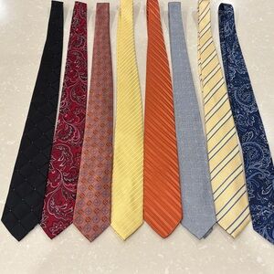 BUNDLE OF 8 Men’s Tie Collection